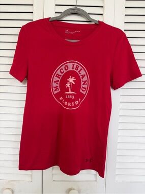 Under Armour Marco Island Graphic Tee - Red